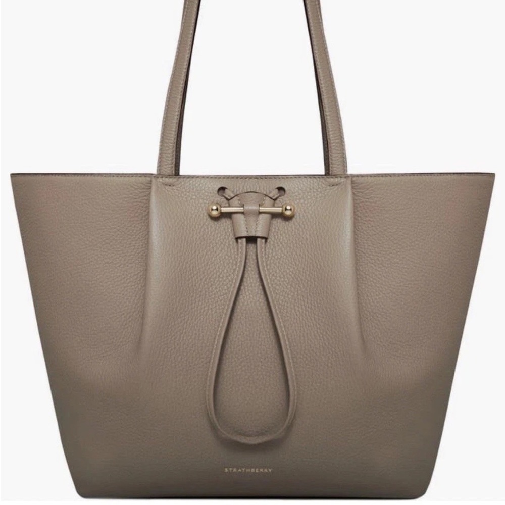 Strathberry Taupe Tote Bag
